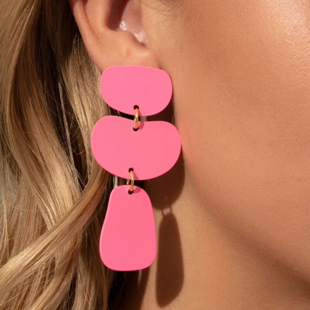 NEW Uncommon James Pink Nudist Earrings